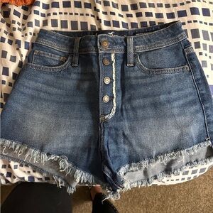 Hollister High Rise Mom Shorts sz 0